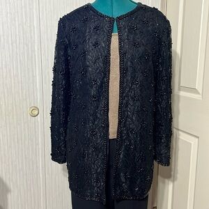 Cervelle Black Vintage 80’s Elegant Jacket (55T)